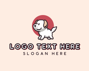Roller Skate - Dog Pet Veterinarian logo design