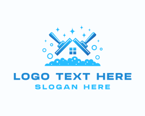 Maid - Wiper Roof House logo design