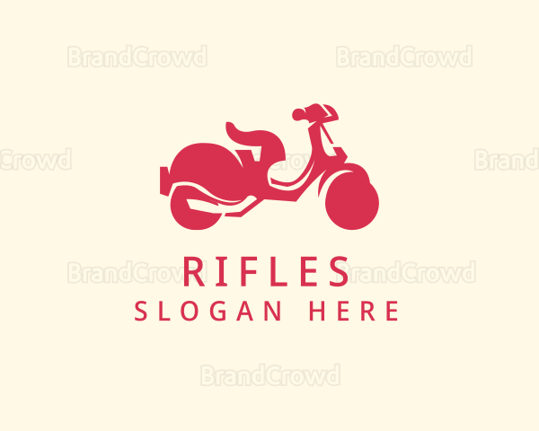 Scooter Ride Vehicle Logo