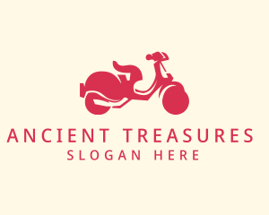 Scooter Ride Vehicle logo design