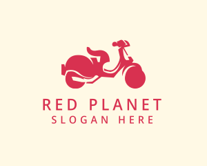 Scooter Ride Vehicle logo design