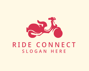 Scooter Ride Vehicle logo design