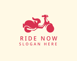 Scooter Ride Vehicle logo design