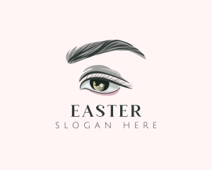 Eyelash - Beauty Salon Eye Makeup logo design