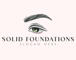 Eyelash - Beauty Salon Eye Makeup logo design