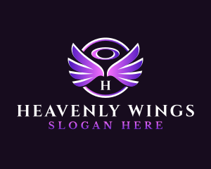 Heavenly Wings Halo logo design