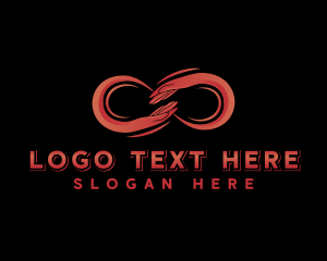 Business - Infinity Loop Hand logo design