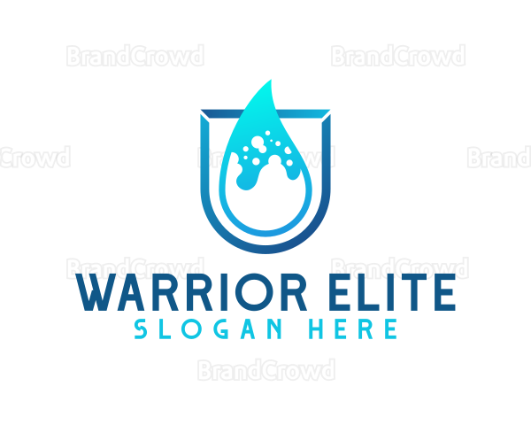 Water Aqua Splash Logo