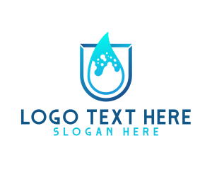 Live Stream - Water Aqua Splash logo design
