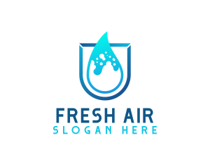 Water Aqua Splash logo design