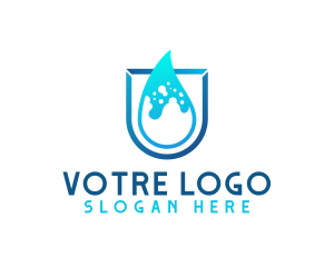 Water Reserve - Water Aqua Splash logo design