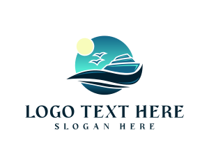 Tourist - Cruise Ship Vacation logo design
