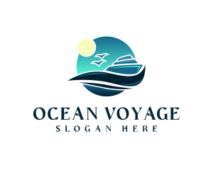 Cruise Ship Vacation logo design