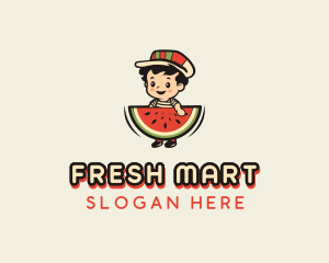 Grocery - Grocery Watermelon Fruit logo design