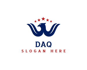 Politician - American Eagle Letter W logo design