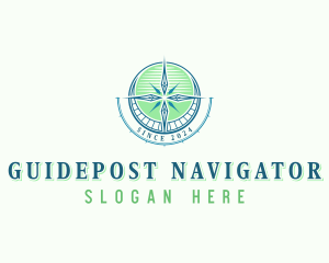 Outdoor Adventure Navigation logo design