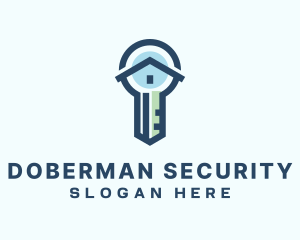 Key Home Security logo design