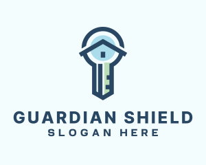 Secure - Key Home Security logo design