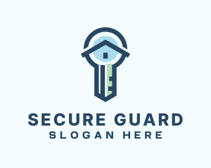 Key Home Security logo design