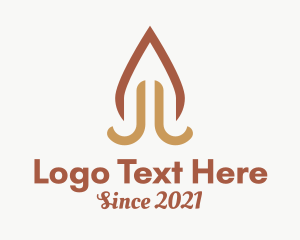 Light - Scented Candle Light logo design