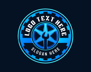 Tire - Car Tire Wrench logo design