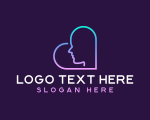 Psychiatrist - Human Heart Psychiatrist logo design