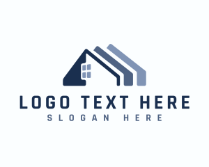 House Roofing Realty logo design