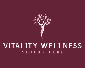 Woman Wellness Beauty logo design