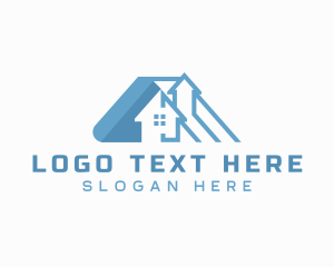 Roof - House Roofing Construction logo design