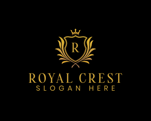 Royal Crown Crest logo design