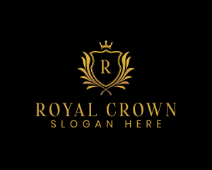 Royal Crown Crest logo design