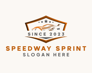 Supercar Motorsport Race logo design