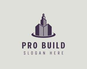 Building Contractor Realty logo design