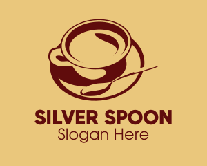 Teaspoon Cup & Saucer logo design