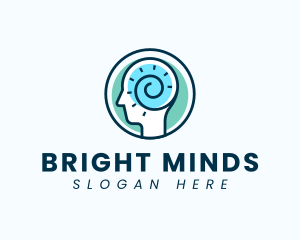 Human Mind Idea logo design