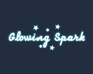 Glamorous Neon Star logo design