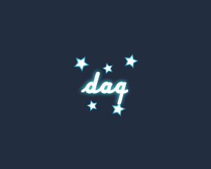 Night - Glamorous Glowing logo design