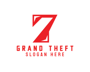 Gamer - Generic Modern Tech Number 7 logo design