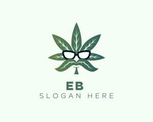 Marijuana Sunglasses Leaf Logo