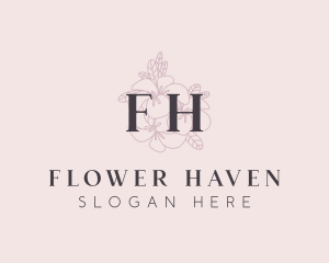 Hibiscus Flower Beauty logo design