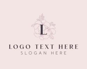 Event Planner - Hibiscus Flower Beauty logo design