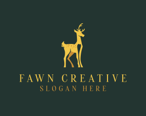 Fawn - Deer Animal Wildlife logo design