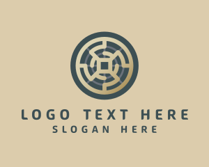 Lifestyle - Yoga Chakra Maze logo design