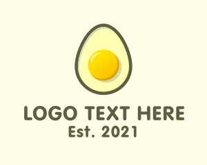 Kitchen - Sunny Side Up Egg logo design