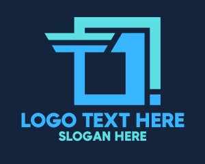 Telecommunications - Abstract Tech Business logo design