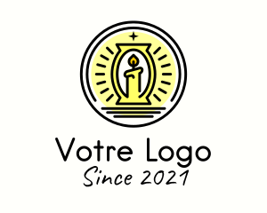 Light - Religious Candle Light logo design