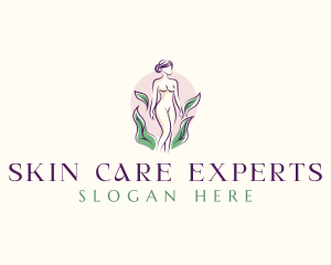 Woman Body Spa  logo design