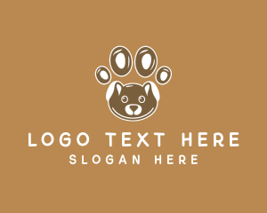 Dog Paw Pet logo design