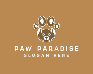 Dog Paw Pet logo design