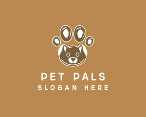 Dog Paw Pet logo design